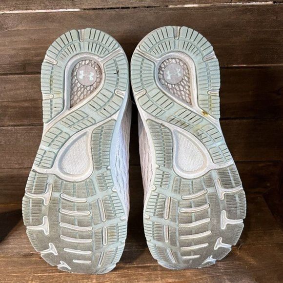 Womens Under Armour HOVR Sonic 3 White Athletic‎ Running Shoes Size 10 M GUC - Picture 6 of 7